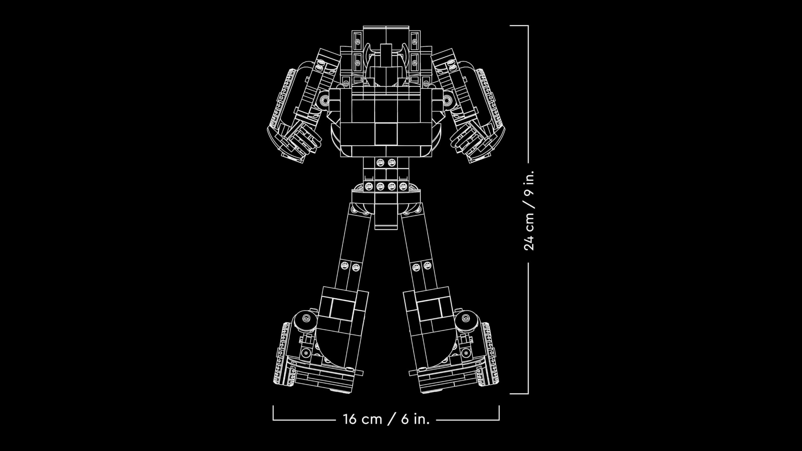 LEGO Icons Transformers Bumblebee Action Figure Building Set 10338 | Converts to Vehicle Mode 3