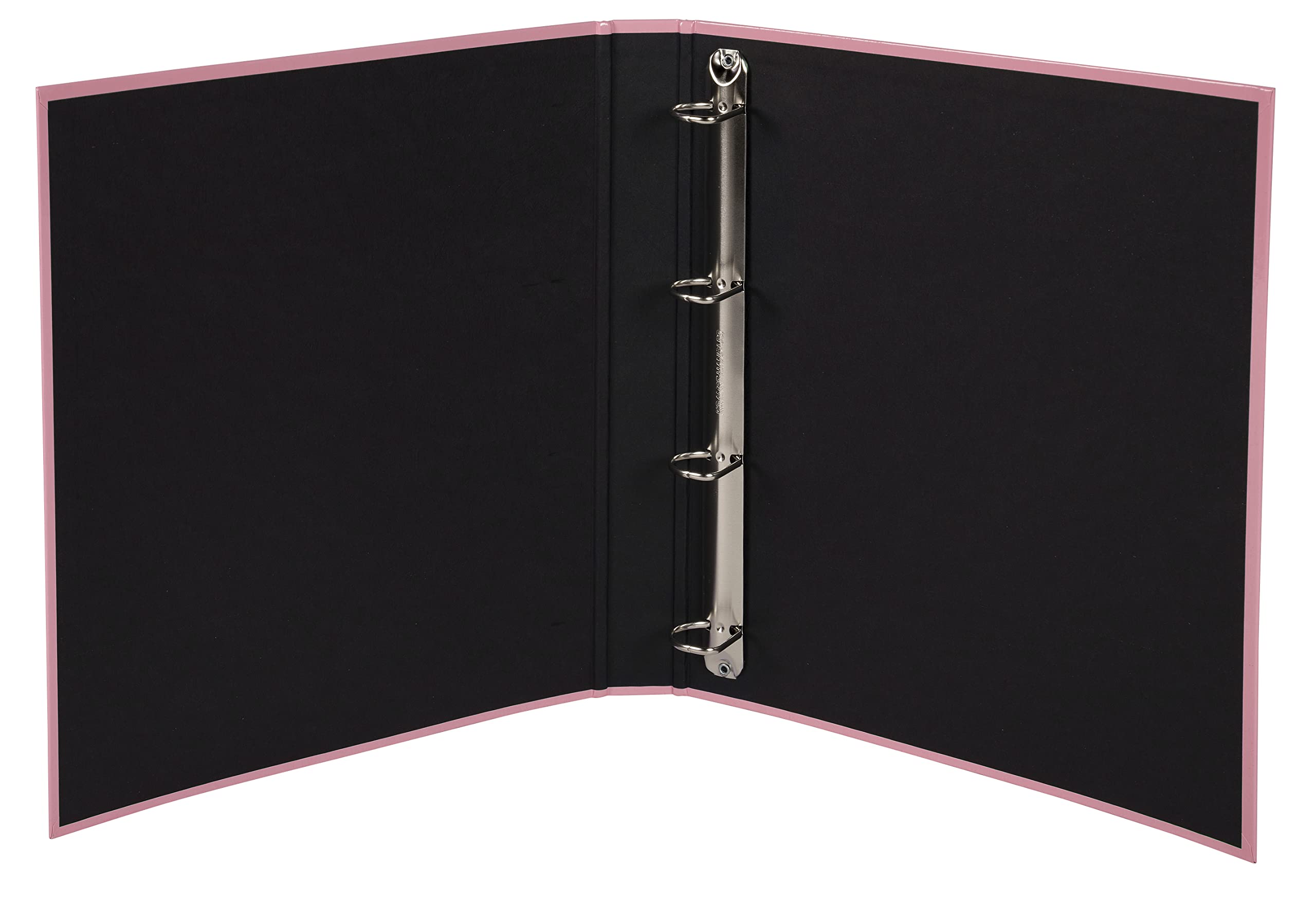 Exacompta Aquarel 51566E D-Ring Binder - A4, 25mm Capacity, Pink Film Coated Cardboard 3