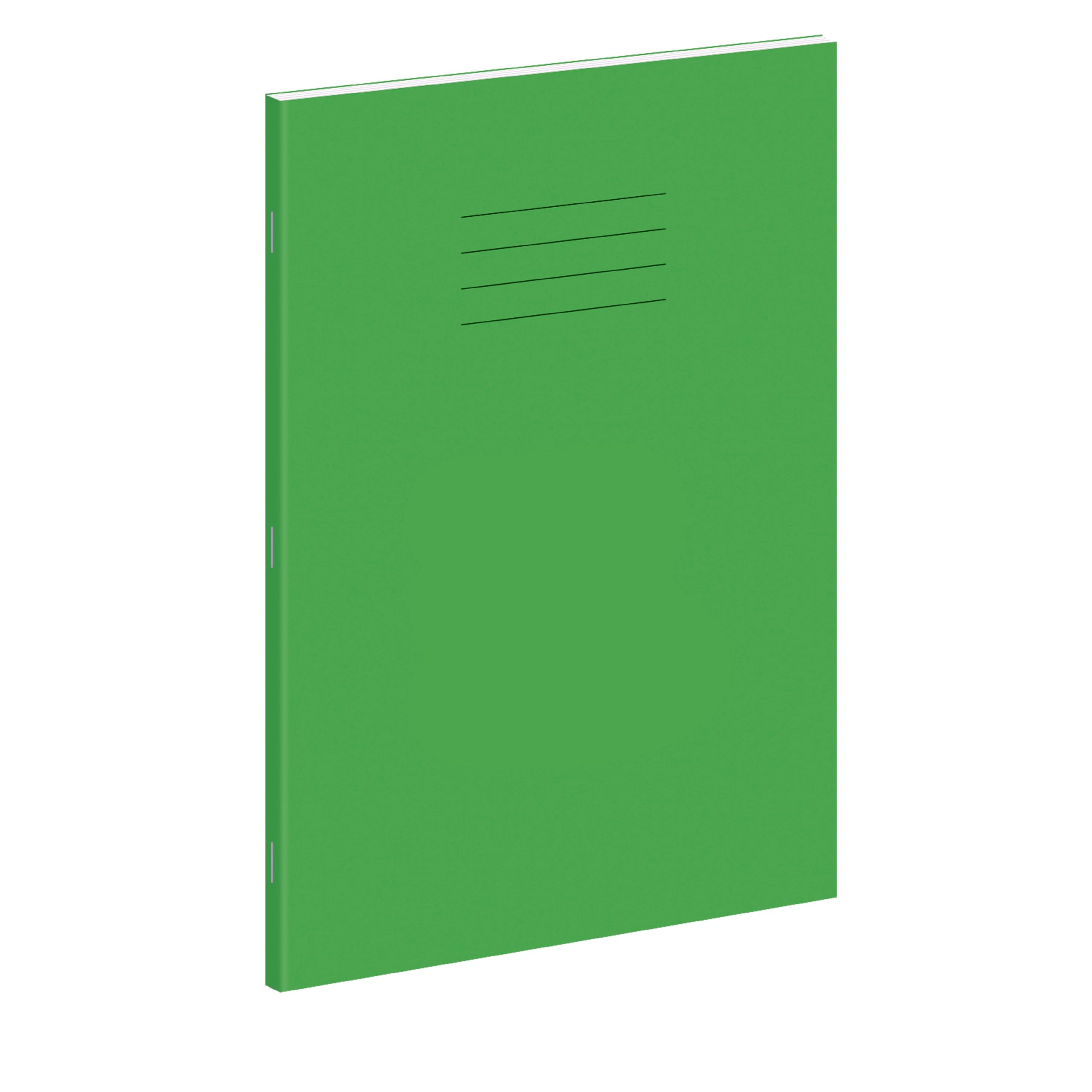 Hamelin A4 Exercise Books - 48 Pages, 8mm Ruled & Margin, Light Green | Pack of 10 2