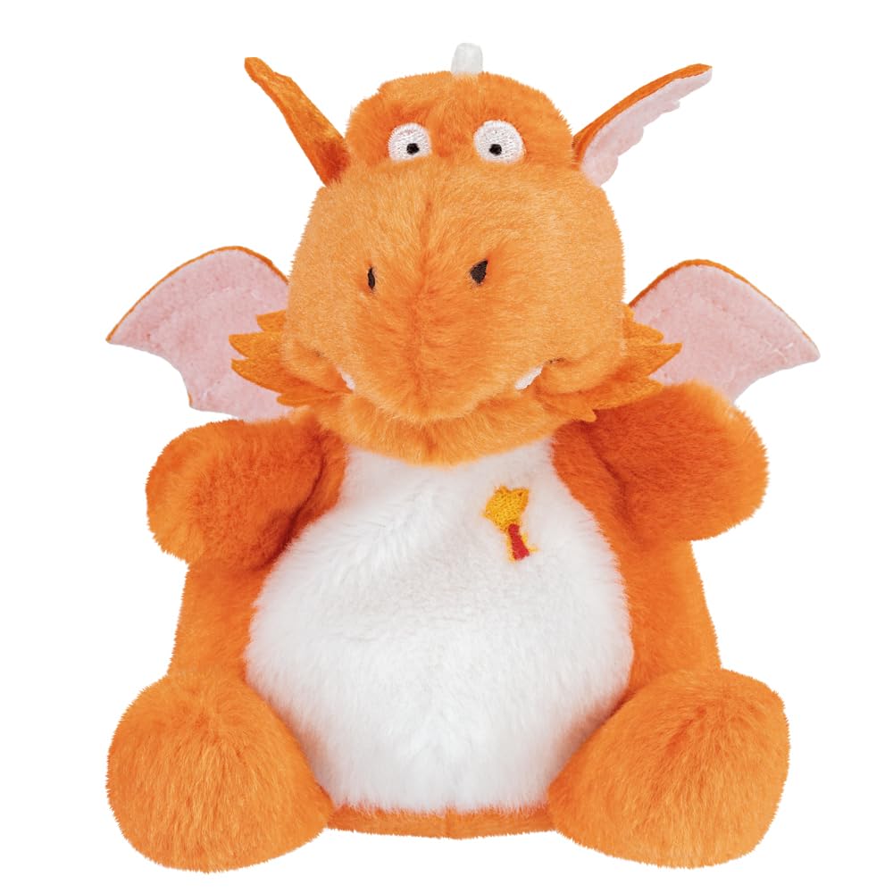 Aurora ZOG Palm Pals Soft Toy - 13cm Orange Dragon 1