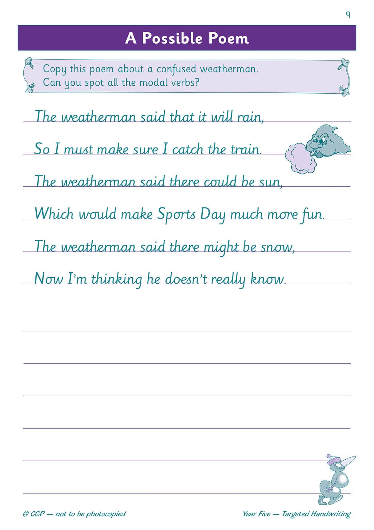 CGP KS2 English Targeted Practice Book - Handwriting Year 5 | Ideal for Catch-up & Home Learning 4