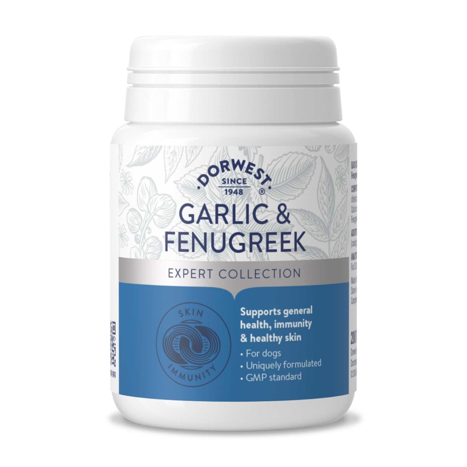DORWEST HERBS Garlic and Fenugreek Tablets for Dogs - 200 Count | Immunity & Joint Support 1