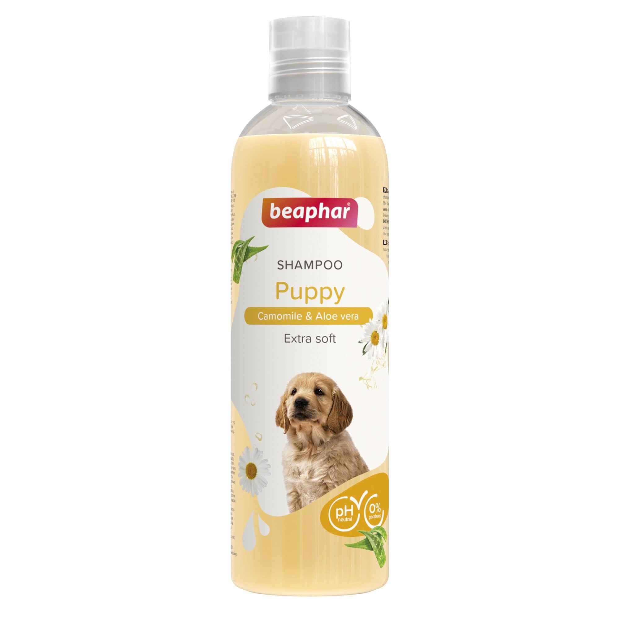 Beaphar Puppy Shampoo - 250ml Gentle Formula with Camomile & Aloe Vera | pH-Neutral 1