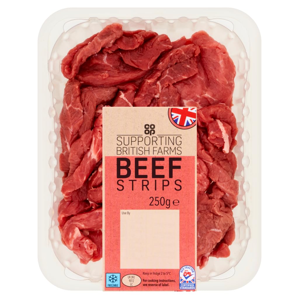 CO OP British Beef Stir Fry - 250g Pack | Supporting British Farms