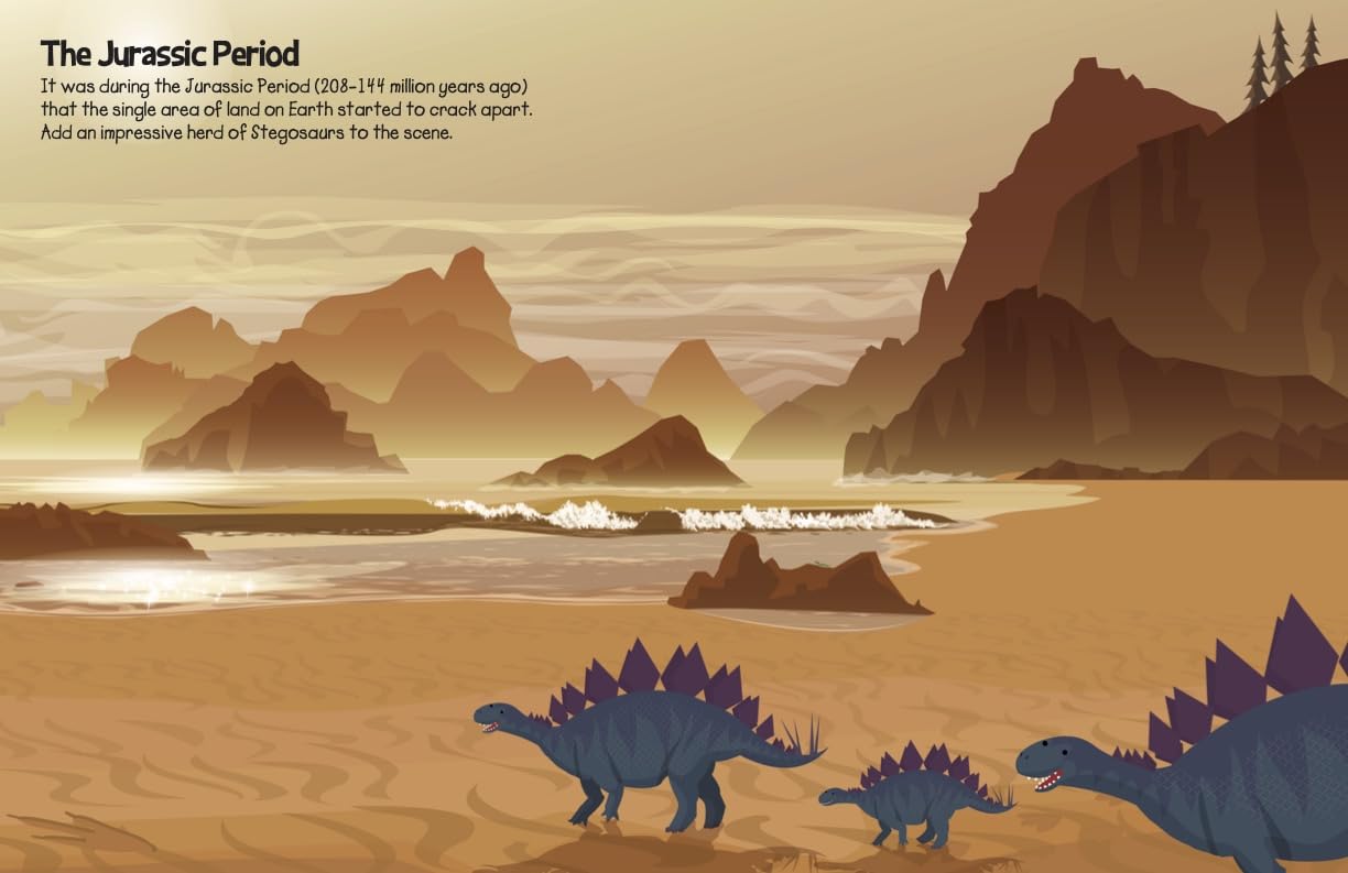 Two Windmills Limited 555 Sticker Fun Dinosaurs Activity Book - 56 Pages | Ages 5-7 | 95g