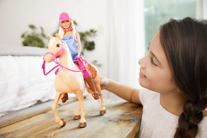Barbie Doll and Horse Playset - Riding Adventure for Kids 3+