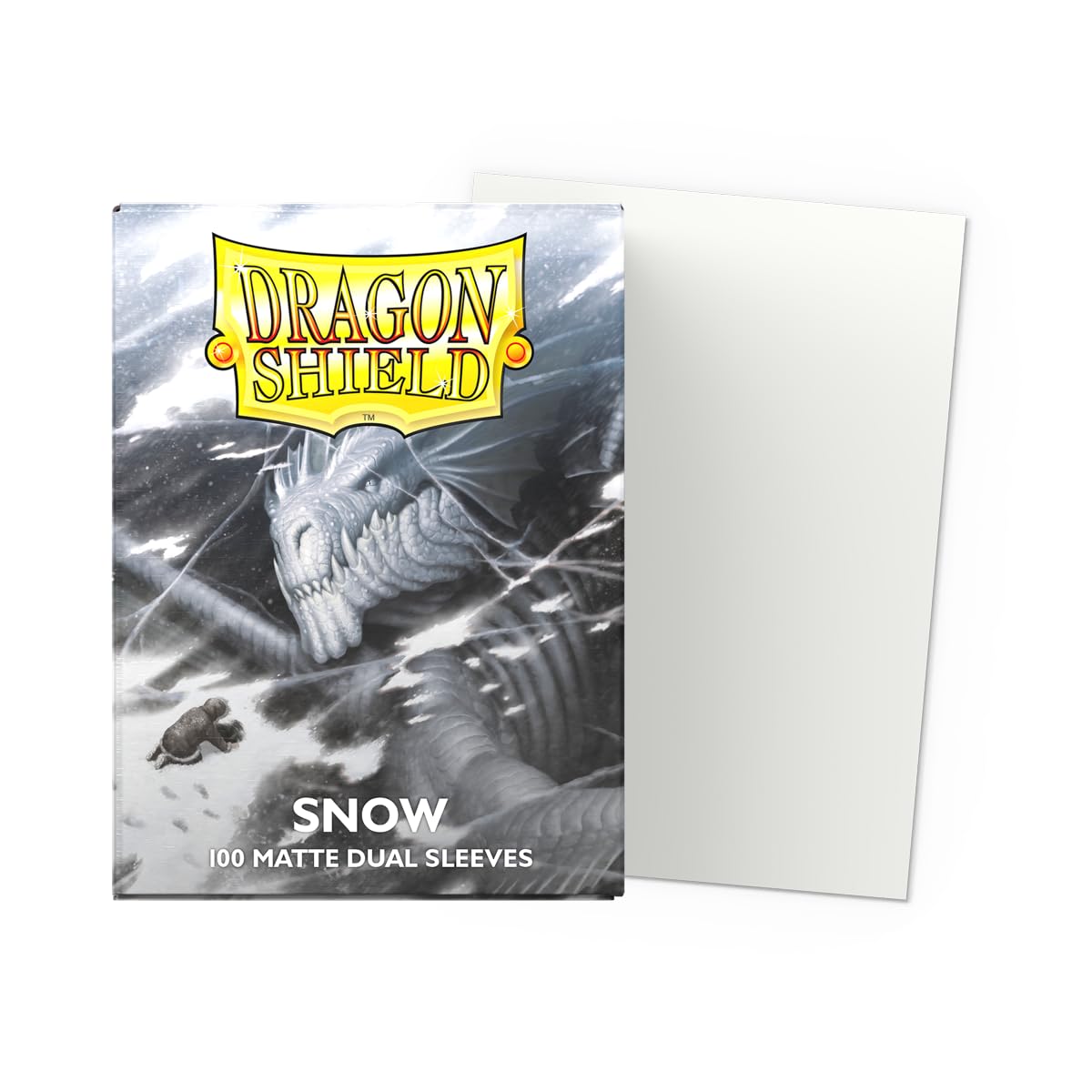 Dragon Shield Dual Matte Sleeves - Clear Front with Textured Matte Back for Card Protection 6