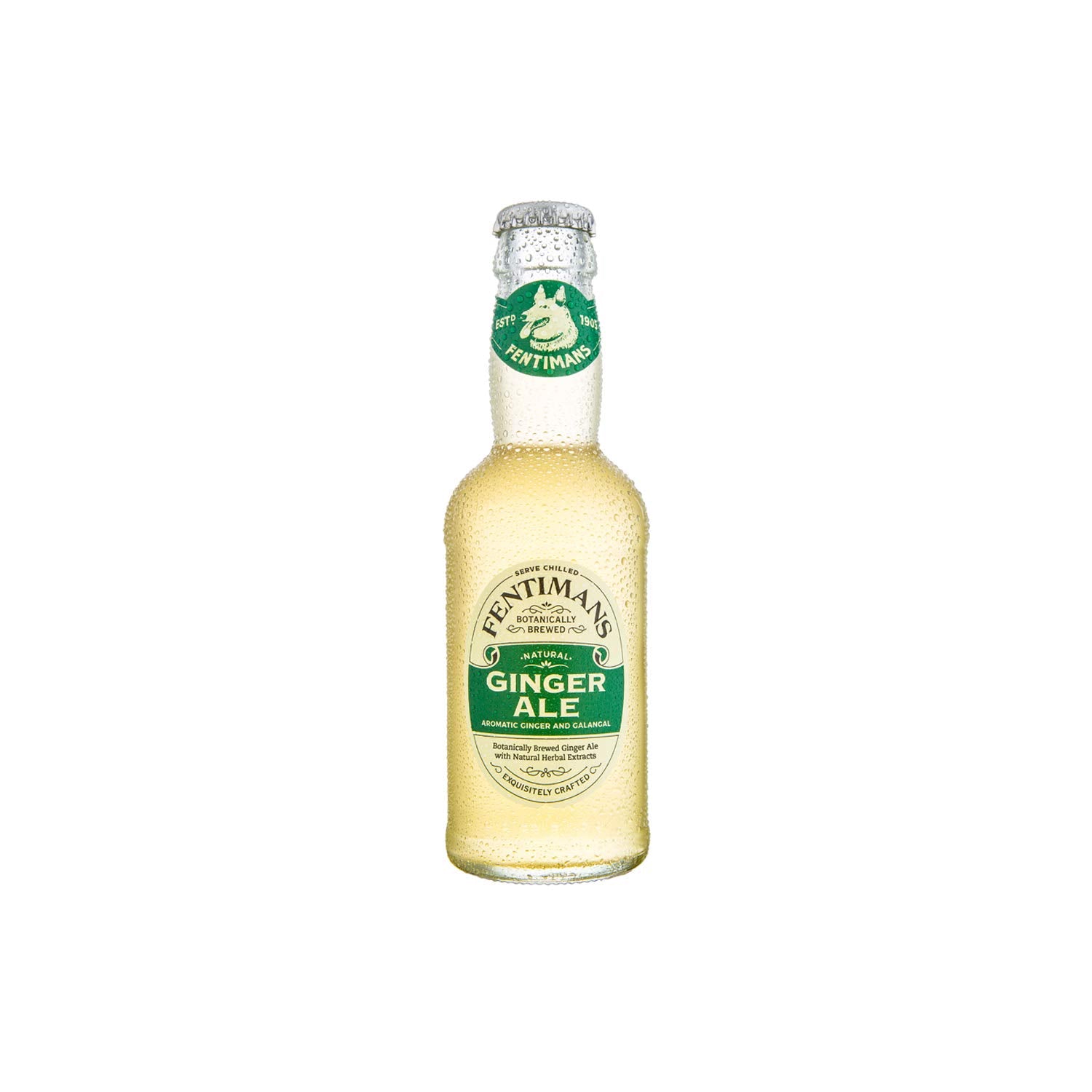 Fentimans Botanically Brewed Ginger Ale Soft Drink - Gluten-Free, Vegan - 4 x 200 ml Bottles 4