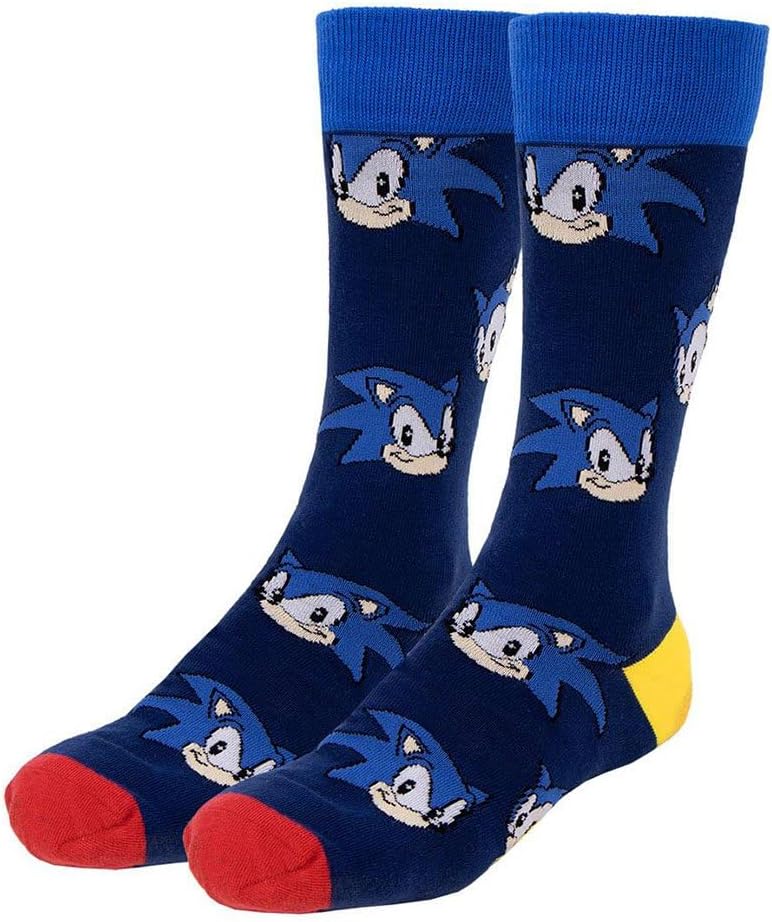 Sonic Socks - Blue, Red, Yellow (Size 40-46)