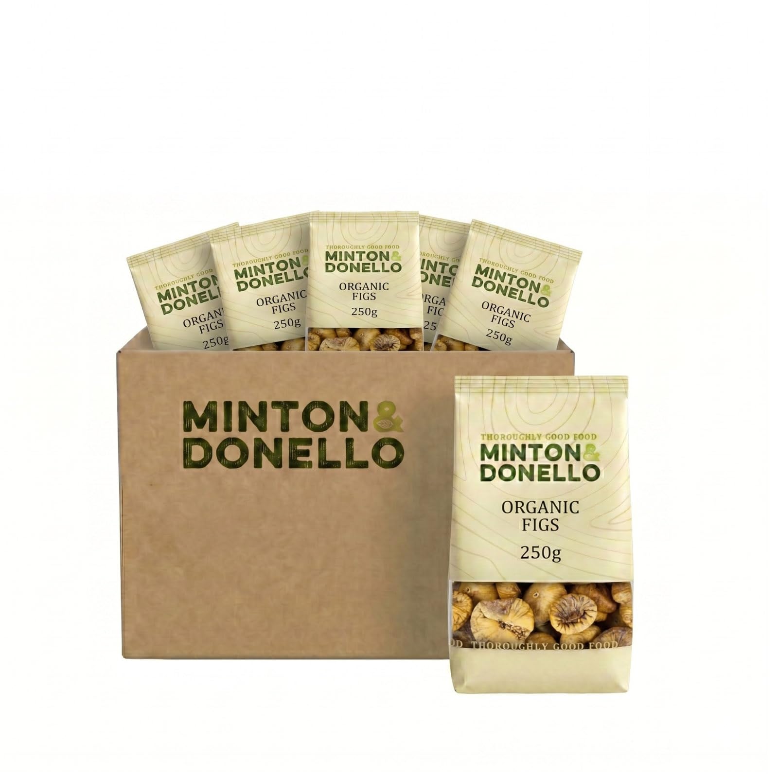 Minton & Donello Dried Figs - Soft & Sweet | Nutrient-Rich | 250g Bag 3