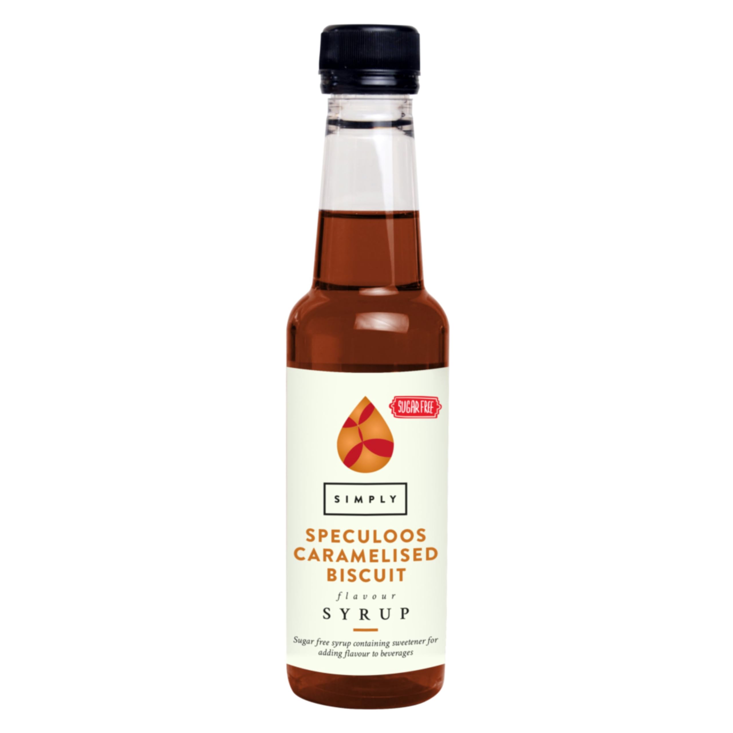 Simply Sugar Free Speculoos Caramelised Biscuit Syrup - Vegan, Nut Free & Halal Certified