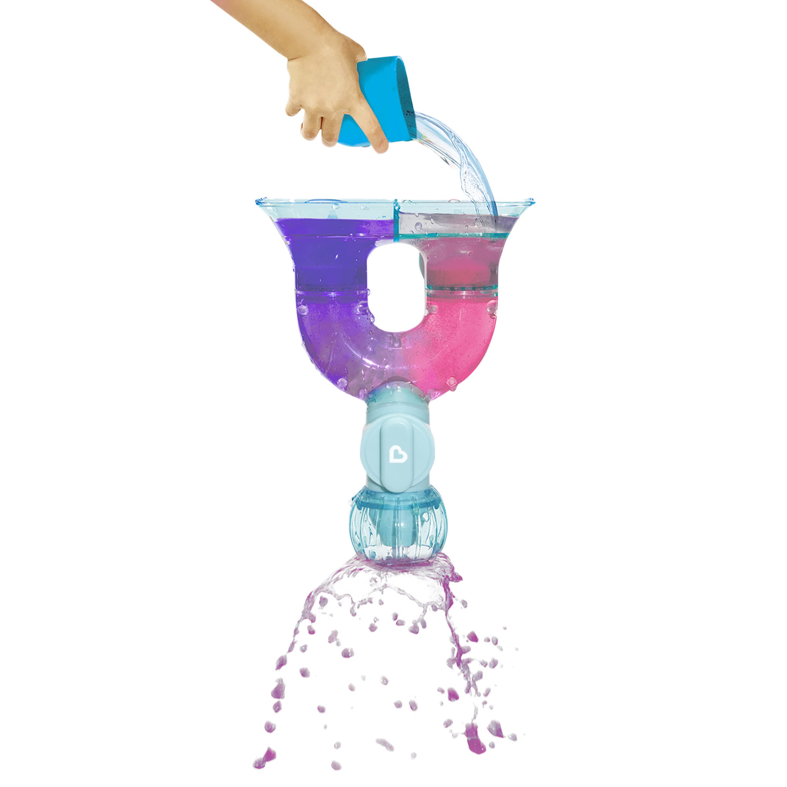Munchkin ColourMix Lab STEM Learning Toddler Bath Toy with 12 Colour Tablets 4