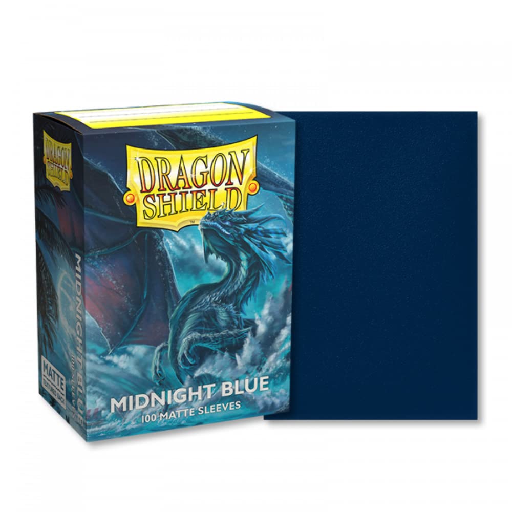 Dragon Shield Matte Midnight Blue Standard Size Sleeves (100 Count) 2