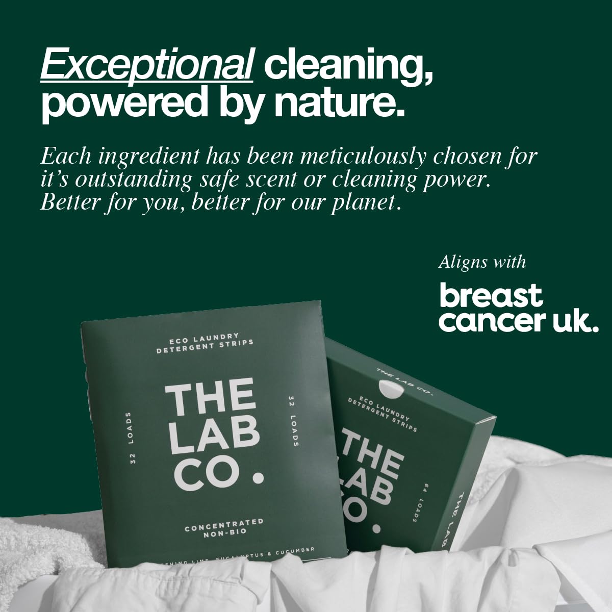 The Lab Co. Laundry Detergent Strips | Eco Ultra-Concentrate Sheets | Pack of 32 5