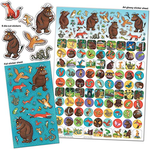 Paper Projects The Gruffalo Mega Sticker Pack - Official A4 Glossy, Foiled & Die-Cut Stickers 2