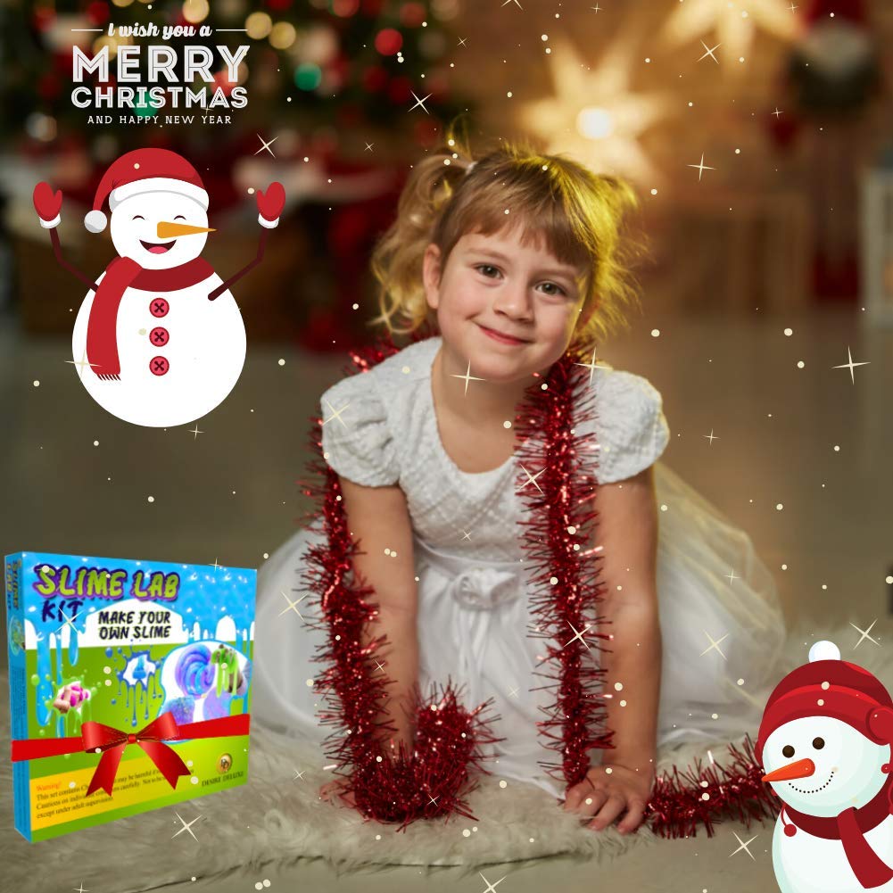 Desire Deluxe Slime Making Kit - Neon DIY Science Lab for Kids Ages 3+ 10