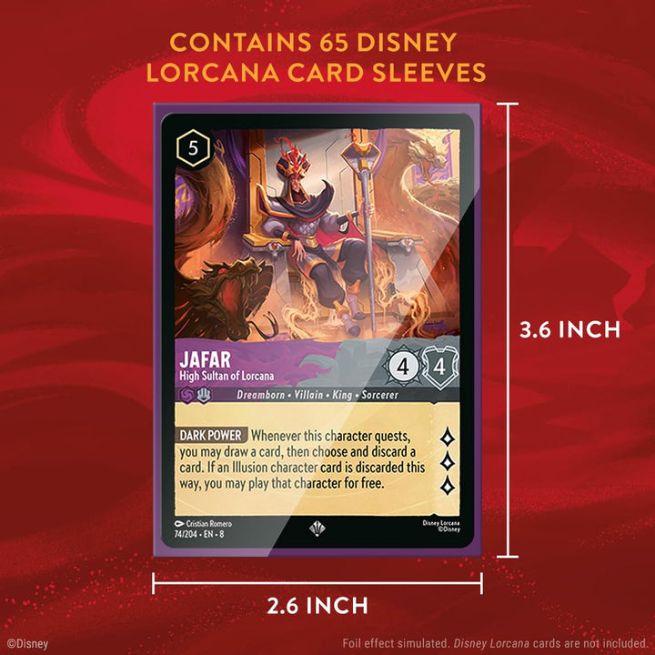 Ravensburger Disney Lorcana Trading Card Game - Mickey Mouse Card Sleeves (11098530)