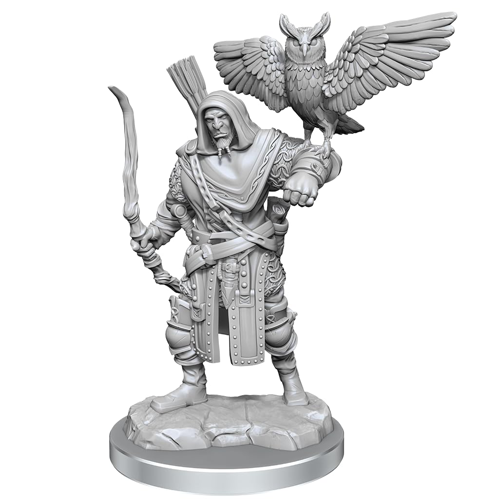WizKids D&D Orc Ranger Male Unpainted Miniature 2