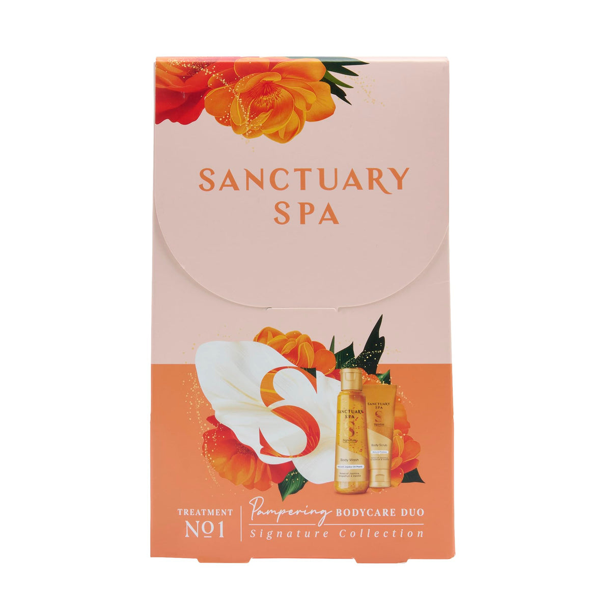 Sanctuary Spa Signature Bodycare Duo Gift Set - Body Wash 150ml & Scrub 100ml