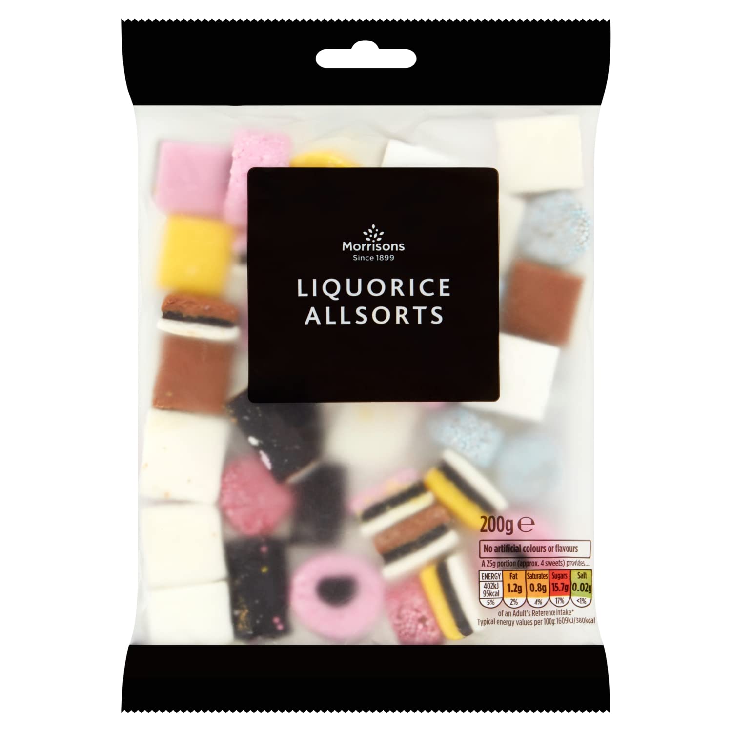 Morrisons Liquorice Allsorts - Classic Selection | 200g Bag 1