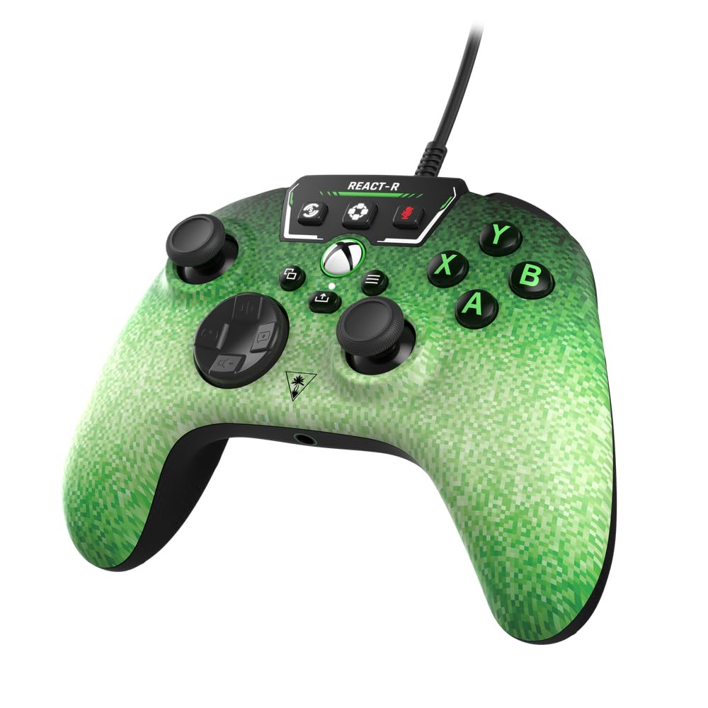 Turtle Beach React-R Pixel Wired Gaming Controller with Audio Controls, Mappable Buttons & Textured Grips for Xbox Series X|S, Xbox One & PC [Officially Licensed for Xbox] 8
