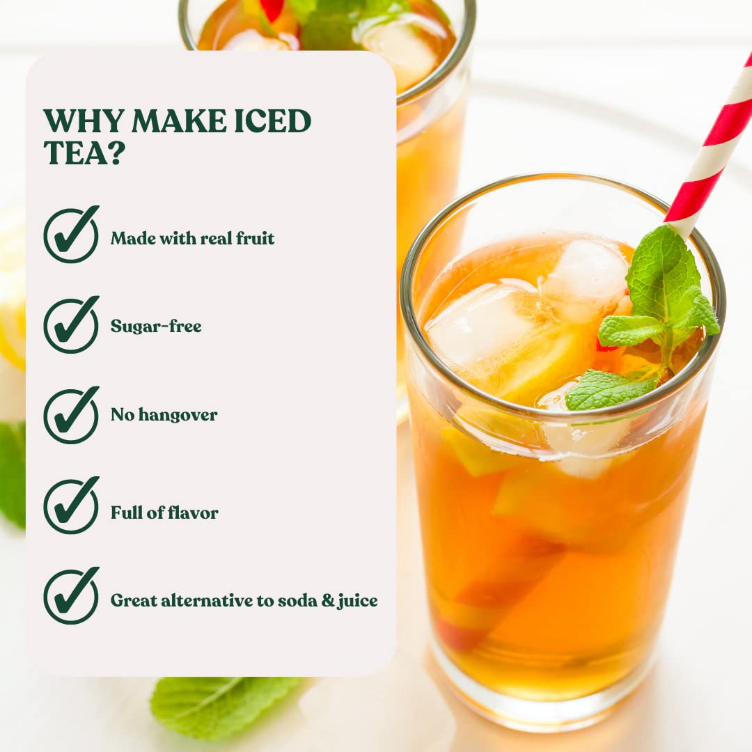 Ahmad Tea Mango Magic Fruit Black Tea - 20 Teabags | Uplifting Black Tea with Mango Extract
