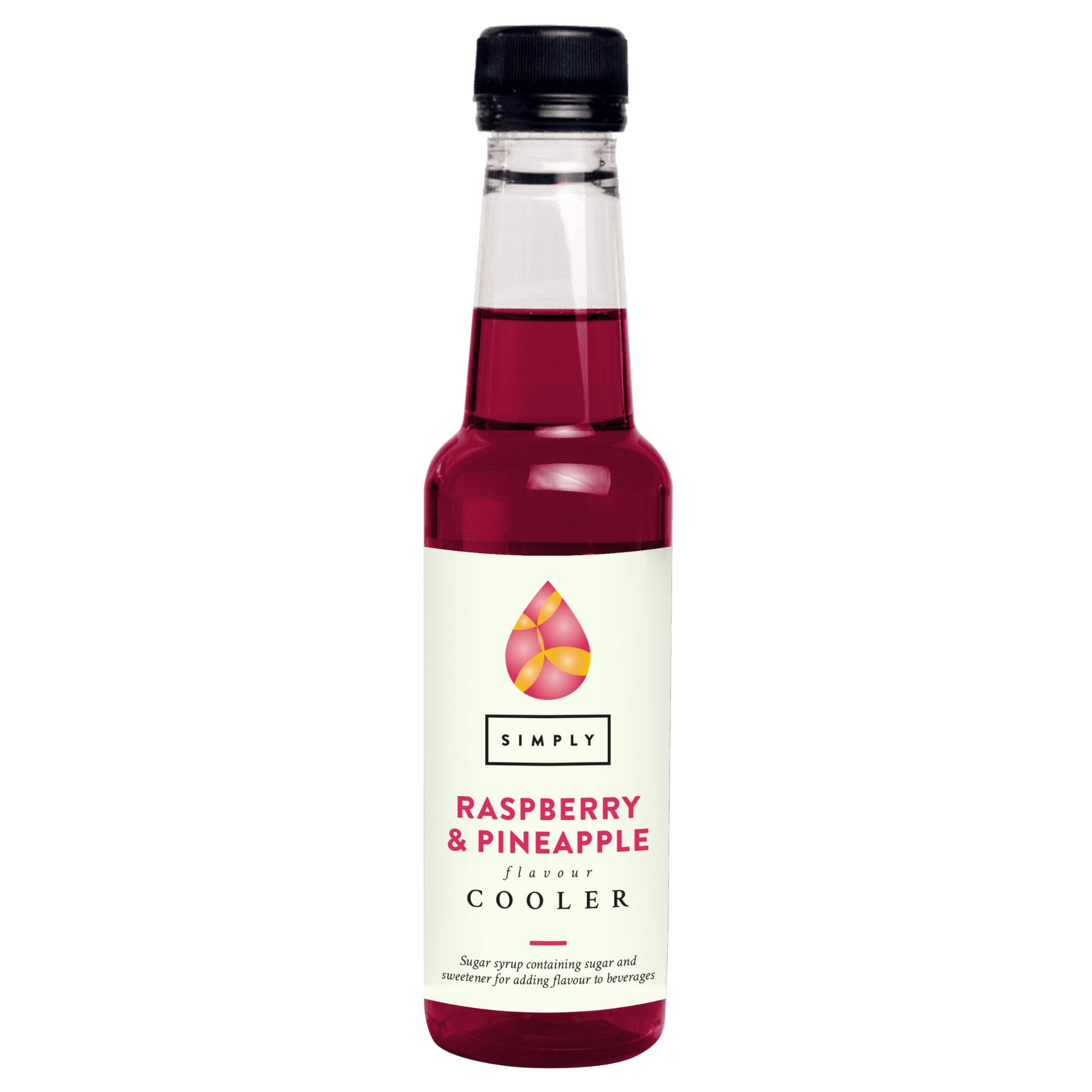 Simply Raspberry & Pineapple Cooler Beverage Syrup | Vegan, Gluten Free | 250 ml