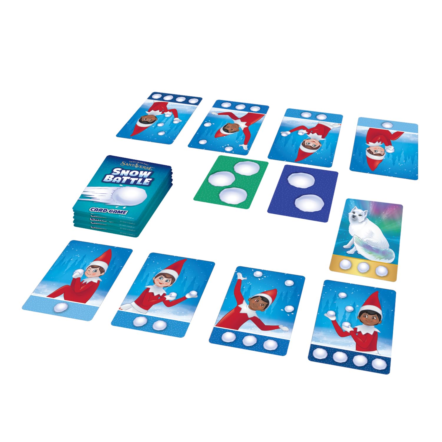The Elf on the Shelf Santaverse Snow Battle Card Game