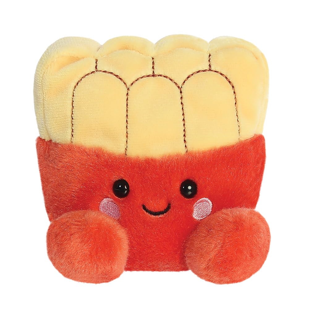 AURORA Palm Pals Frenchy Fries Soft Toy - 13cm Plush Bean Filling | Suitable from Birth