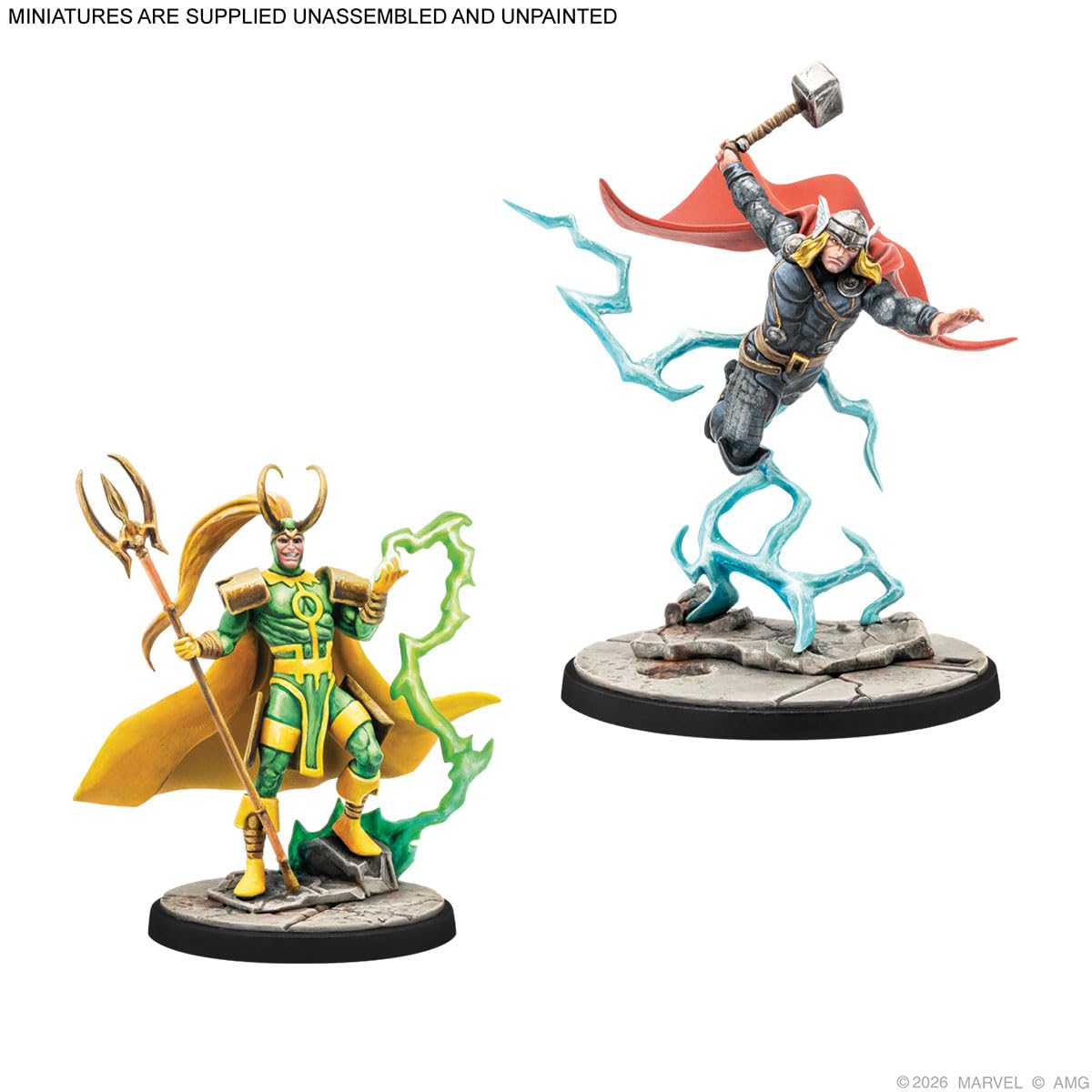 Asmodee Marvel: Crisis Protocol - Asgardians Starter Set | Ages 14+ | 2 Players | 90 Minutes Playing Time