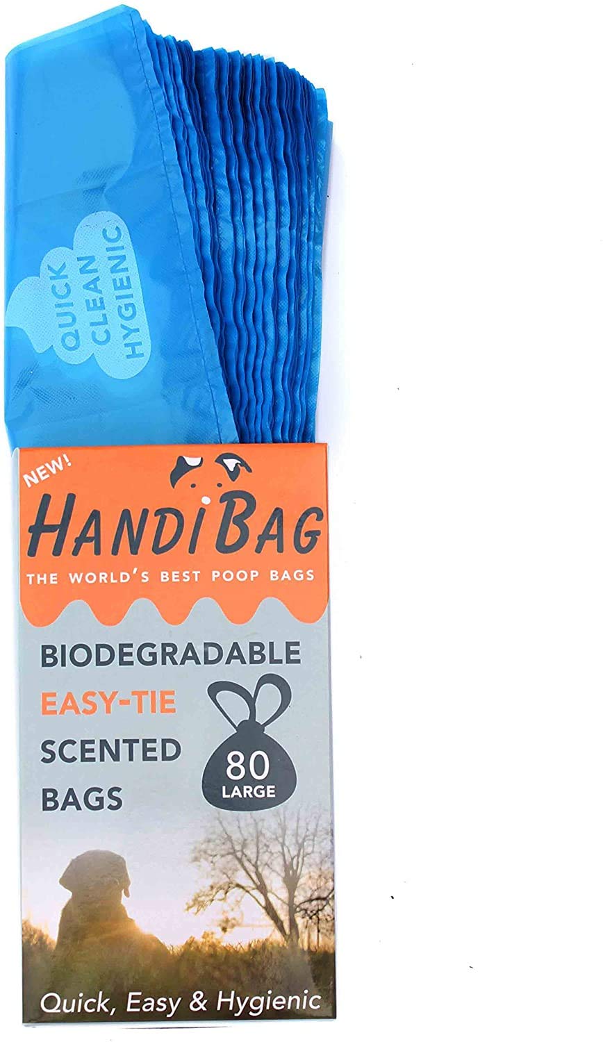 SMALL PET SELECT Handiscoop Bags - 80 Biodegradable Waste Bags | Unscented, Beige 6