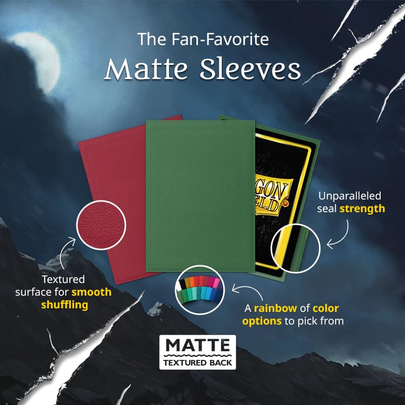 Dragon Shield Matte Amber Card Sleeves (100 Count) 4