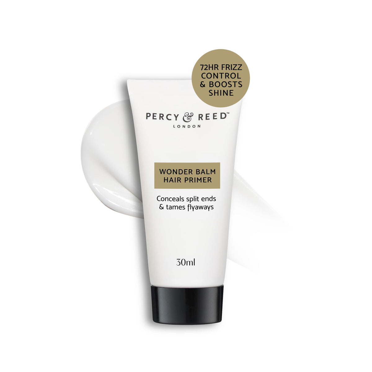 Percy & Reed I Need A Hero Wonder Balm Hair Primer - 72 Hour Frizz Protection | Styling Base | 30 ml