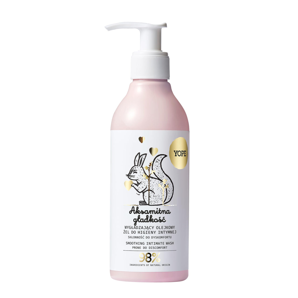 Yope Velvet Smoothness Natural Intimate Wash Oil with Lactic Acid - 250 ml