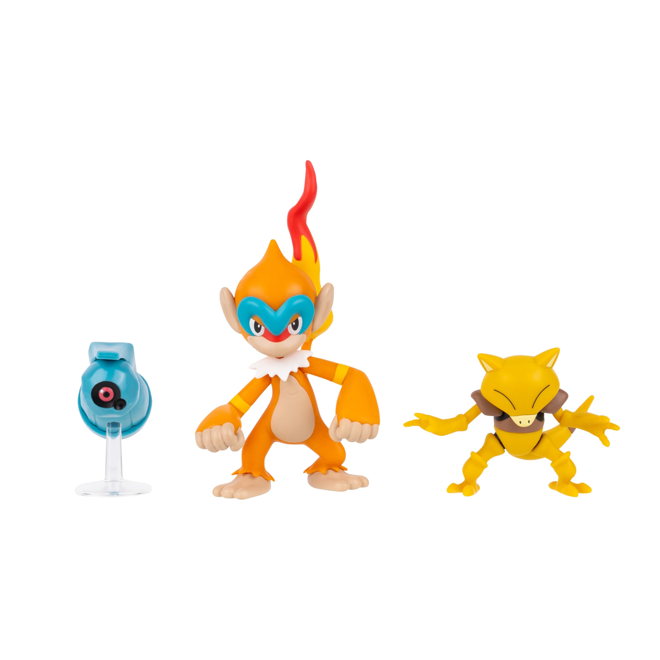 Pokémon Battle Figure 3 Pack - 2-Inch Beldum, Abra & 3-Inch Monferno, Ages 4+ 7