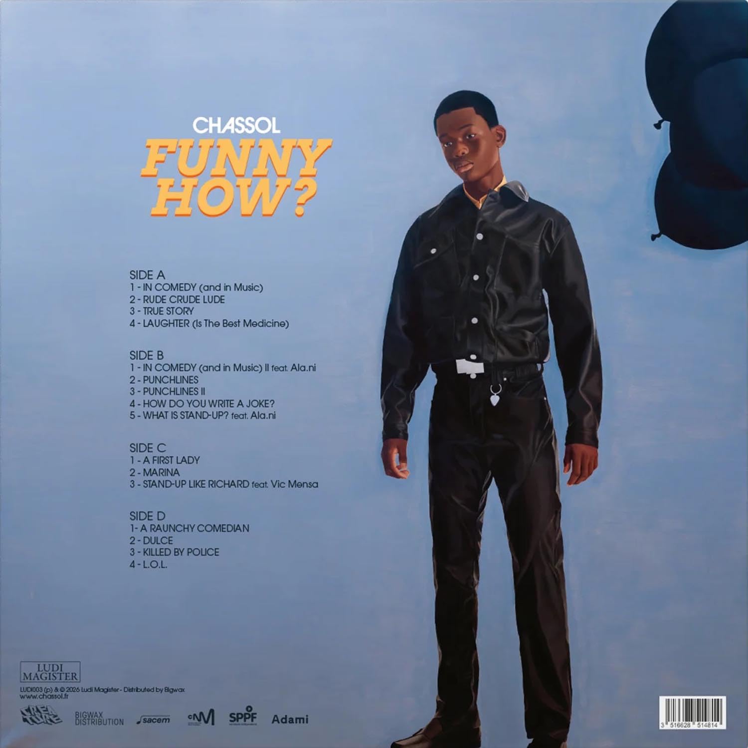 CHASSOL - FUNNY HOW ? [2LP Vinyl] 2