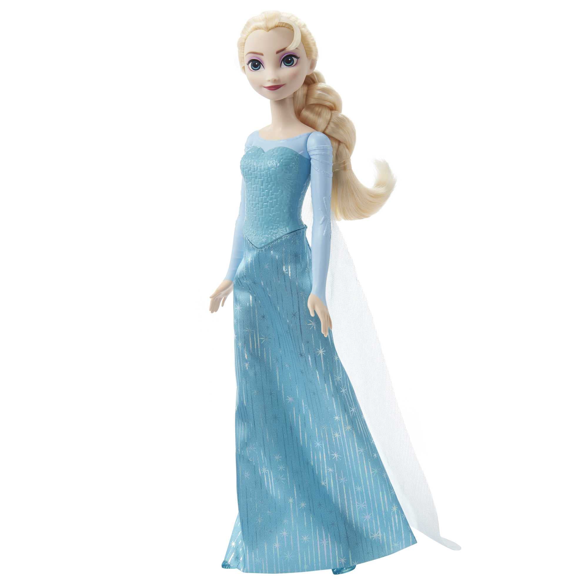 Mattel Disney Princess Elsa Doll - Signature Blue Outfit, Posable Fashion Doll with Accessories, Inspired by Frozen 7