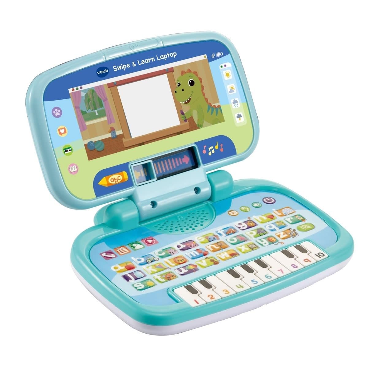 VTech Swipe & Learn Laptop - Phonics, Counting, Early Computer Skills | Ages 18-36 Months 5