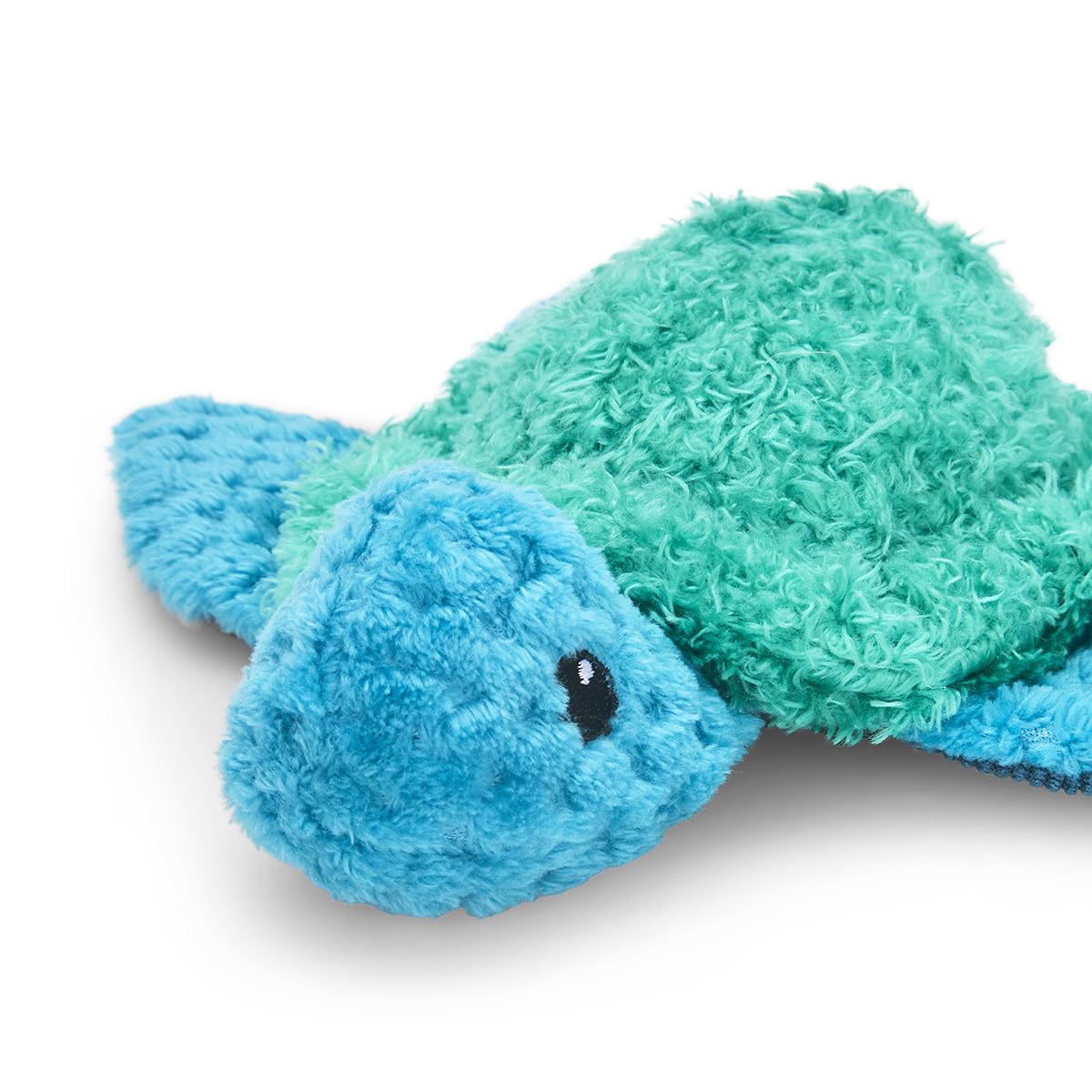 Petface Talulah Turtle Plush Dog Toy with Squeaker | Polyester | Blue/Green 2