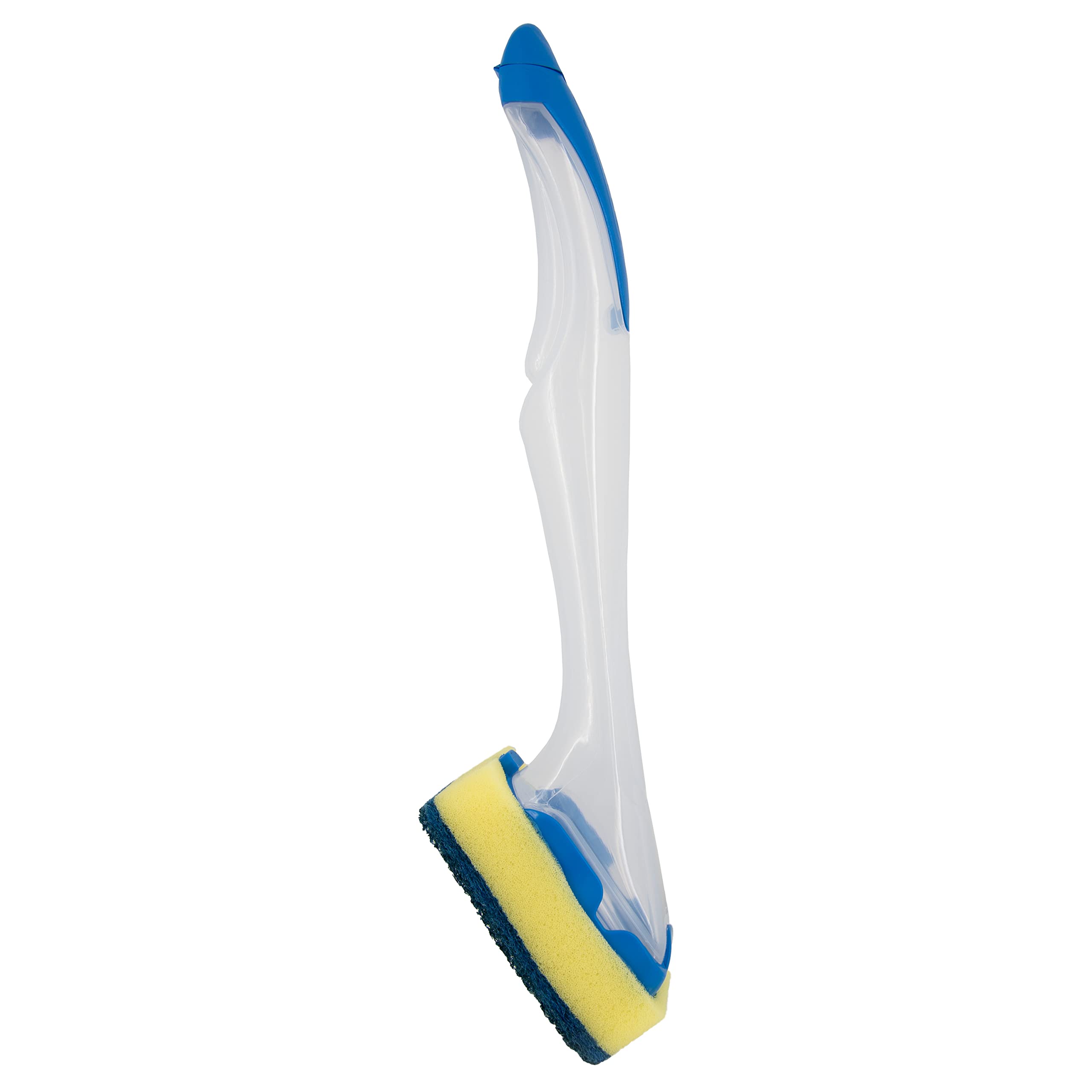 Spontex Refillable Dishmop Washing Up Brush for Dishes | Anti-Grease | Blue