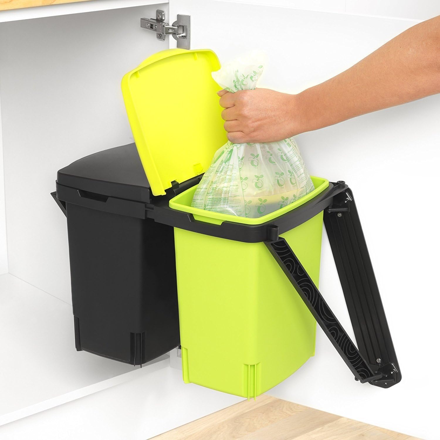 Brabantia Food Waste Caddy Compostable Bin Liners - Code K, 10L Capacity, 10 Count 3