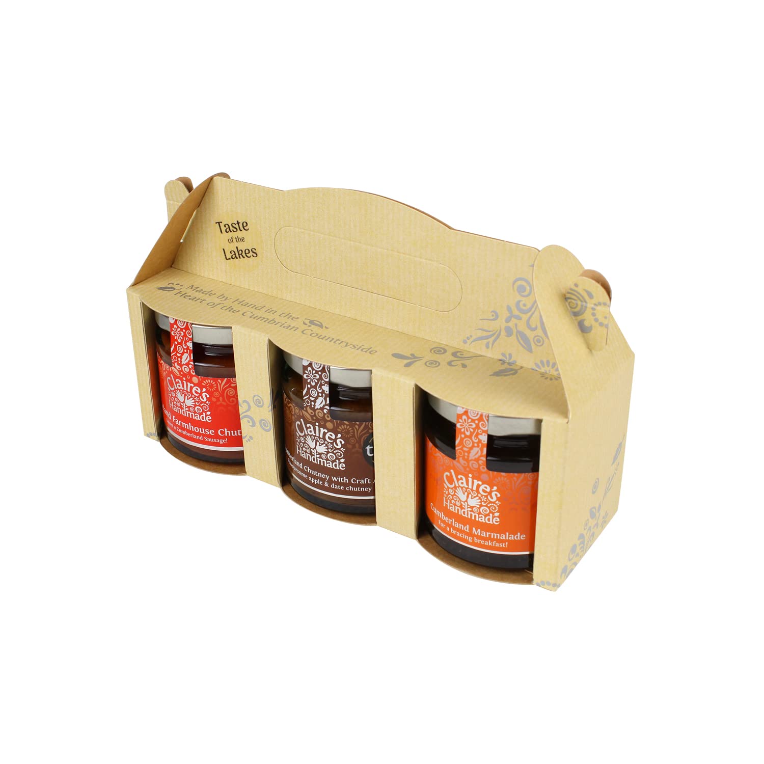 Claire's Handmade Taste of The Lakes Gift Pack (1x120g, 2x130g) - Lakeland Preserves 9