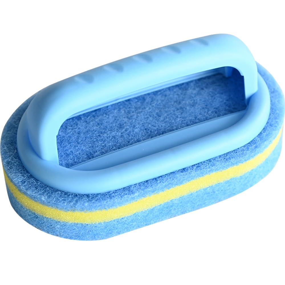 RAM ONLINE Heavy Duty Bathroom Cleaning Brush - Ergonomic Handle | Durable Bristles | 18 Inch 1