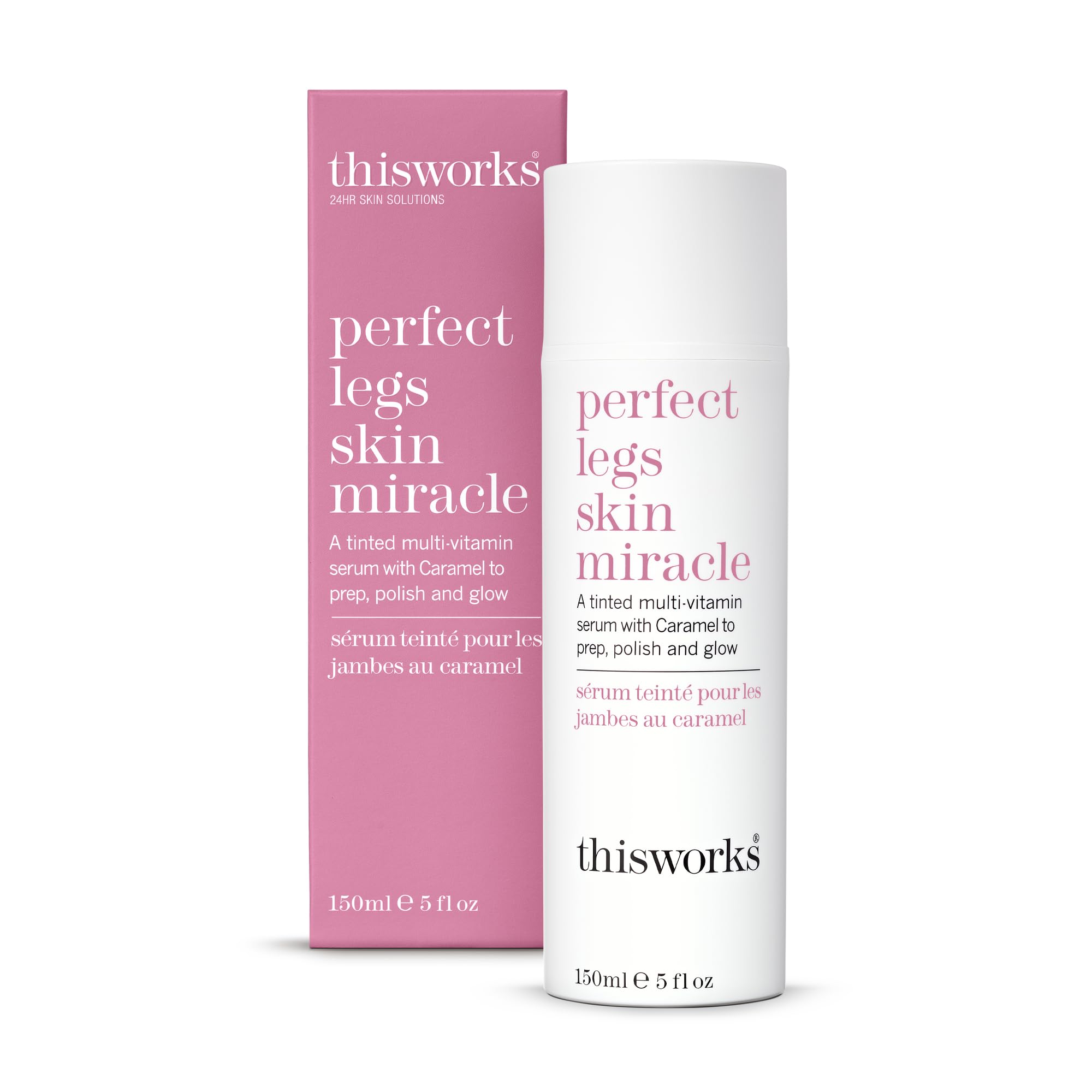 THISWORKS Perfect Legs Skin Miracle - 150 ml | Instant Glow | Wash-Off Tinted Serum