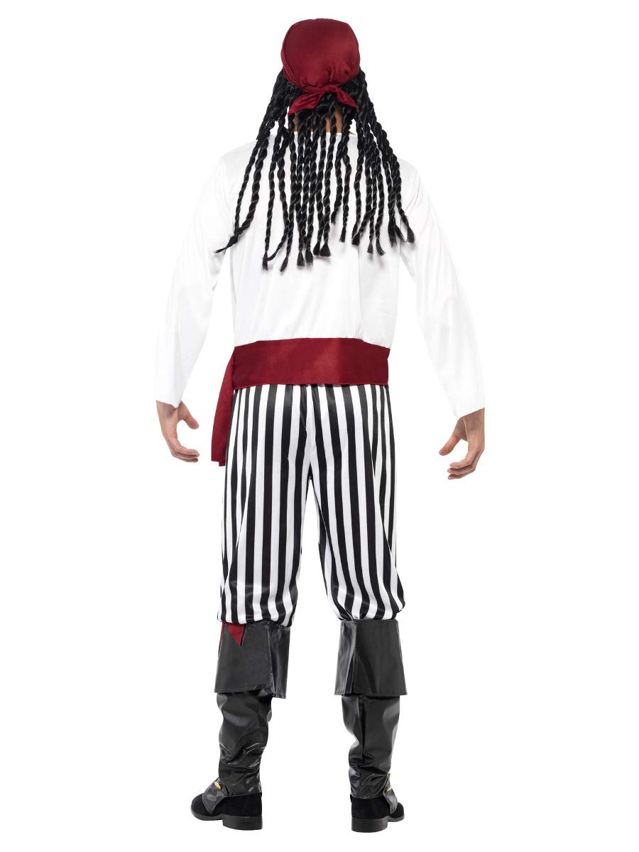 Smiffys Pirate Man Costume - Adult Fancy Dress Outfit for Men, Size L 4