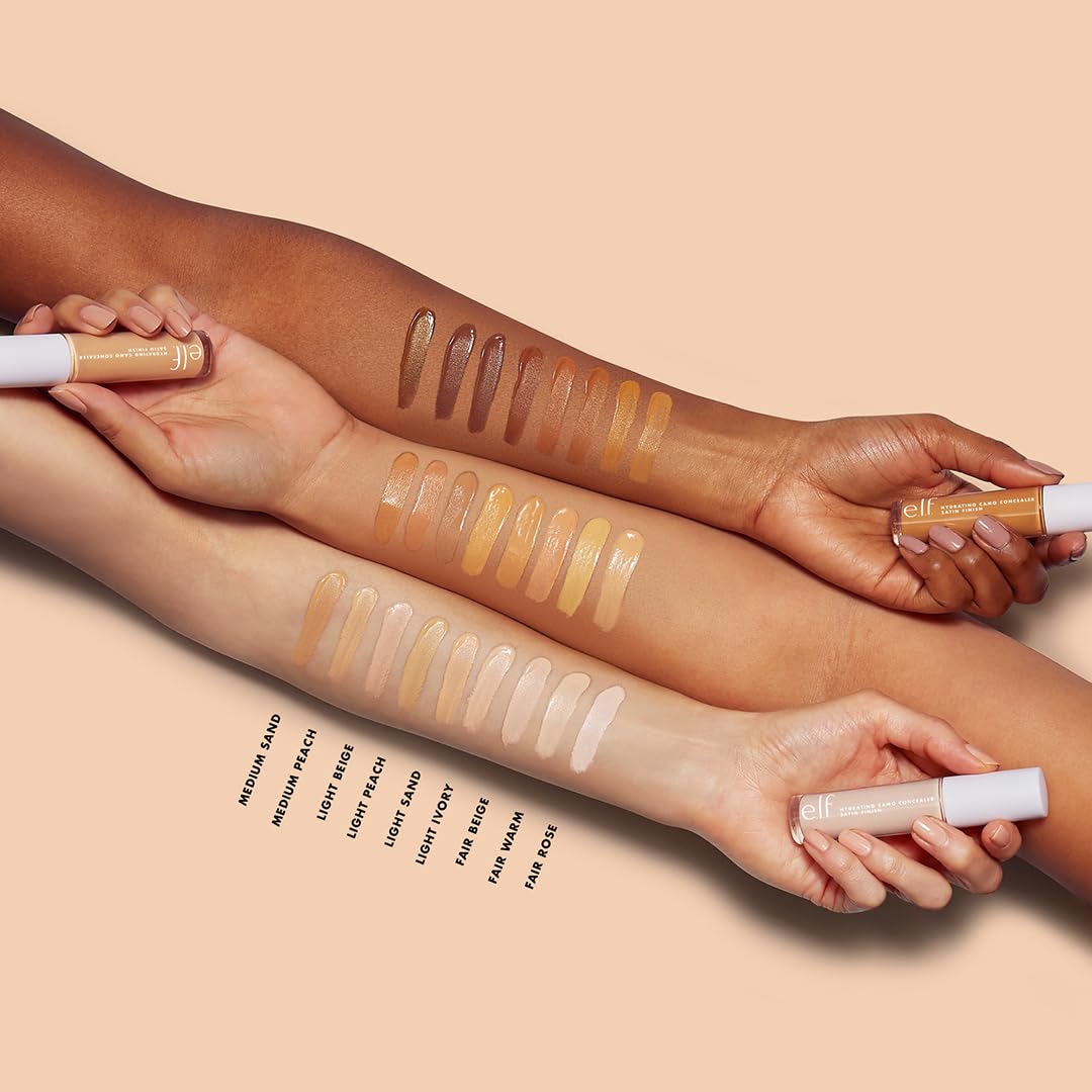 e.l.f. Hydrating Satin Camo Concealer - Light Sand (9.07 g) 5