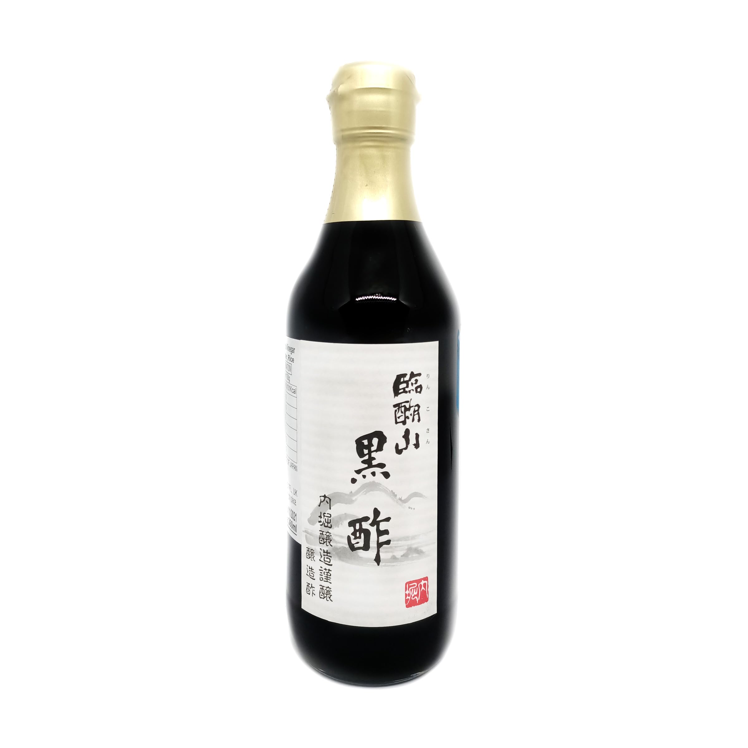Rinkosan Black Vinegar - Naturally Brewed Japanese Rice Vinegar | 35% Rice Content | 360ml 1