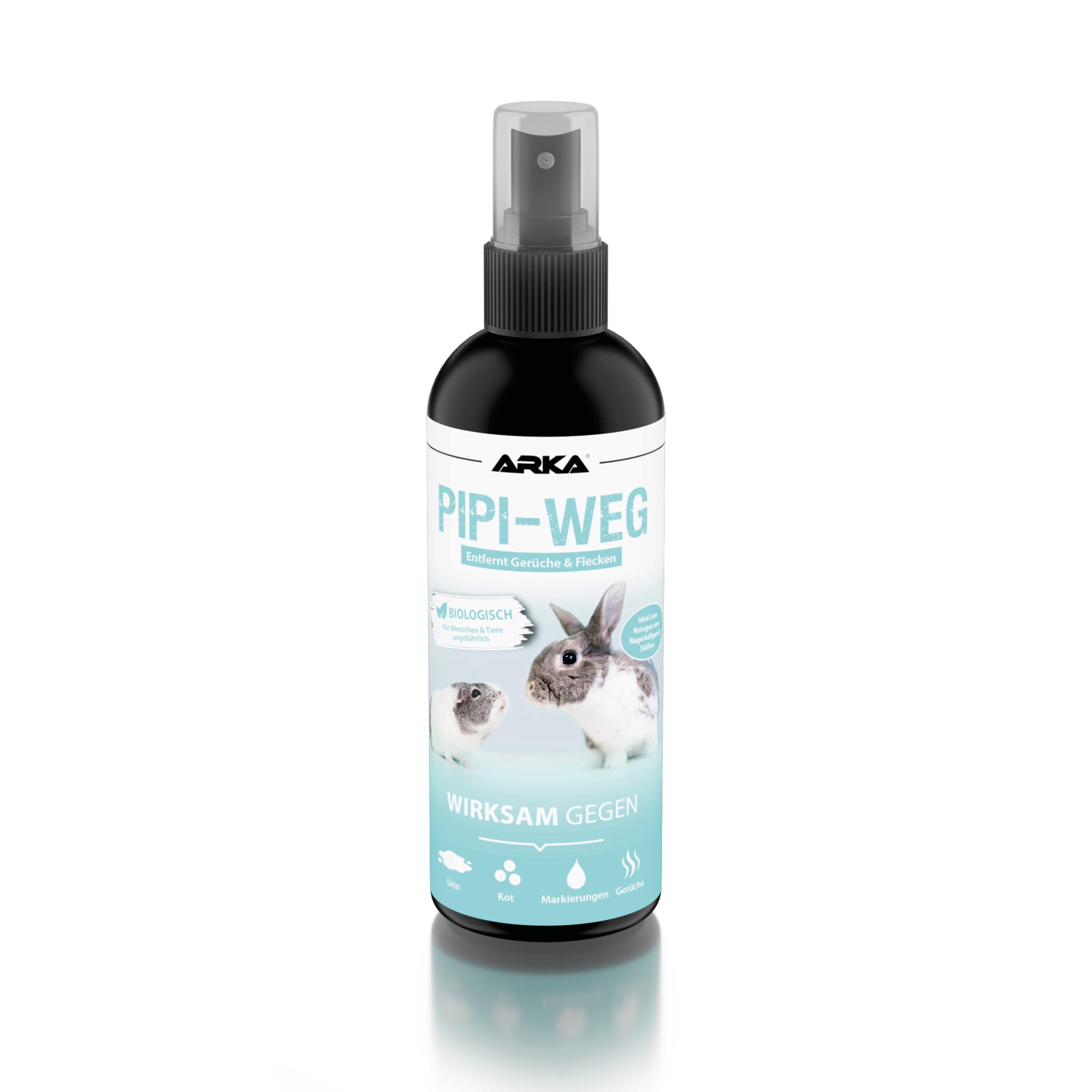 ARKA PIPI-Weg Spray 100 ml - Enzymatic Odour & Stain Remover for Small Animals