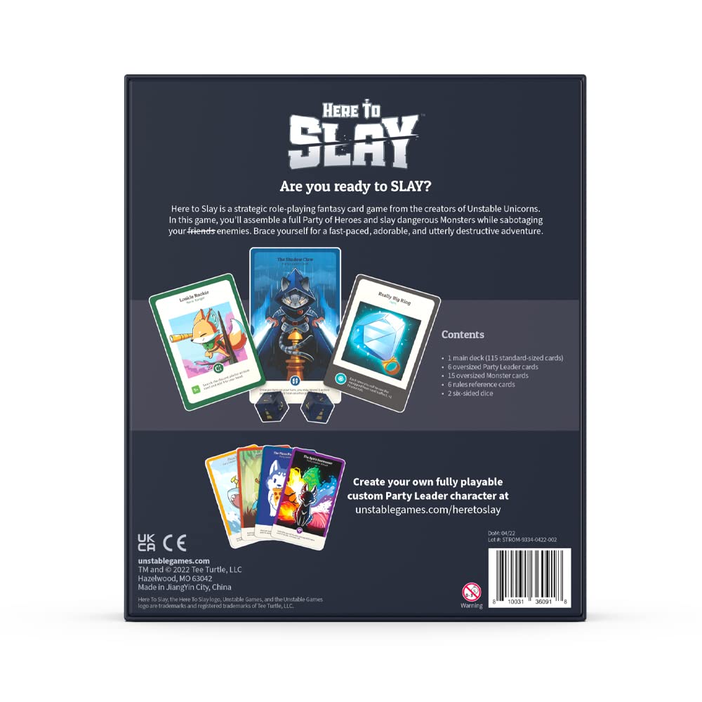 Unstable Games Here to Slay Card Game 6