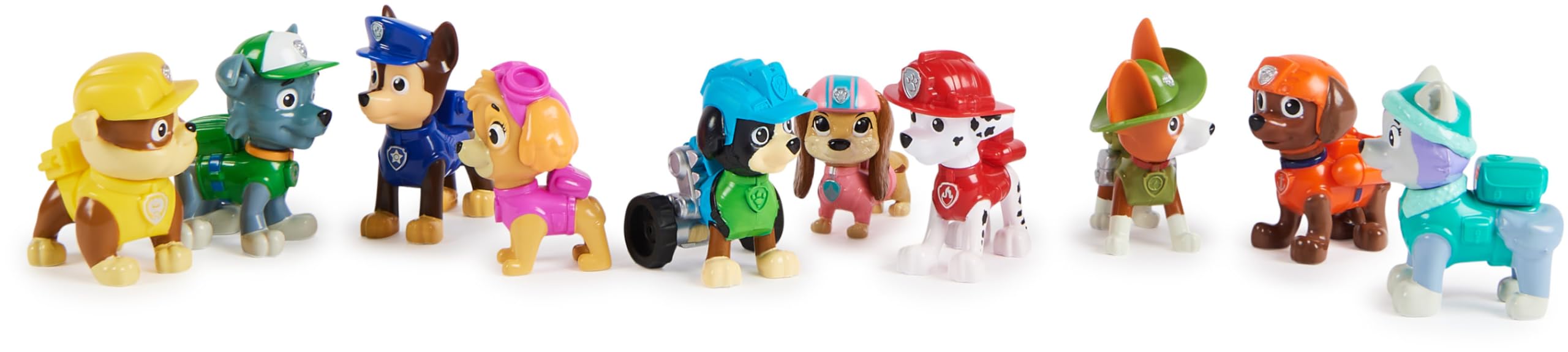 Paw Patrol 10th Anniversary All Paws On Deck Toy Figures Gift Pack with 10 Figures 3